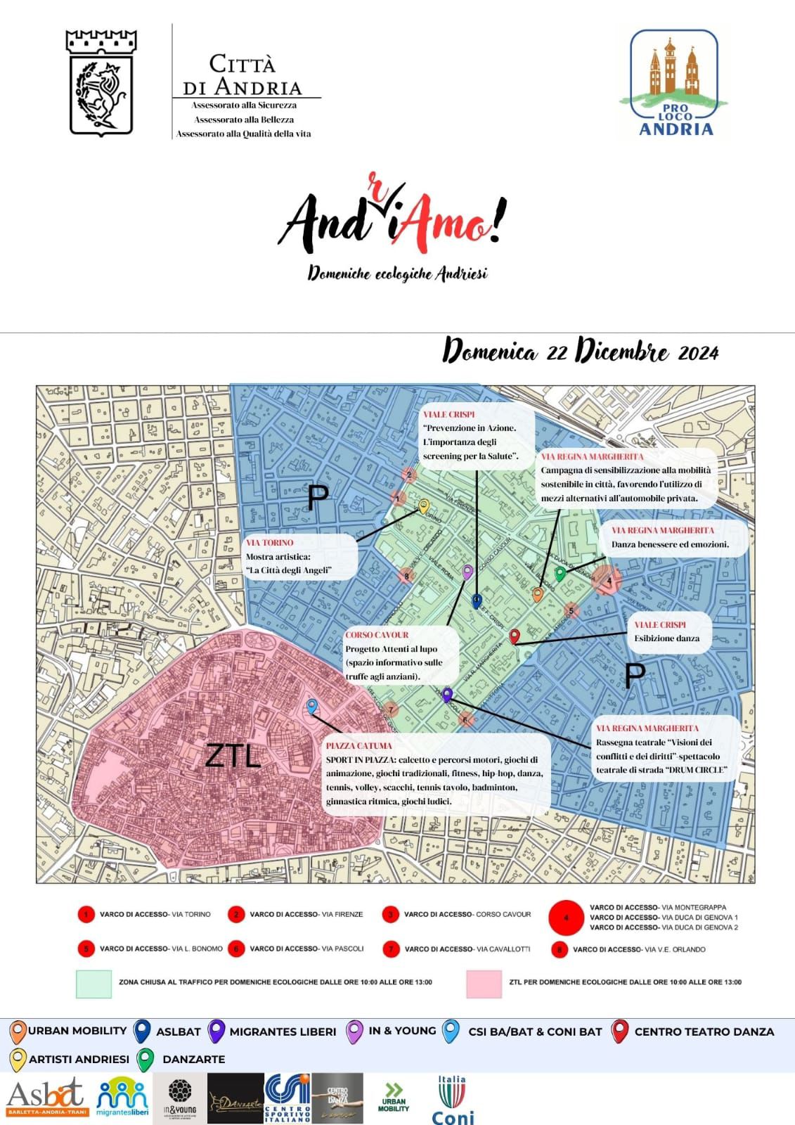 ANDrIAMO! – Domeniche Ecologiche Andriesi 2024. Il programma di domenica 22 dicembre